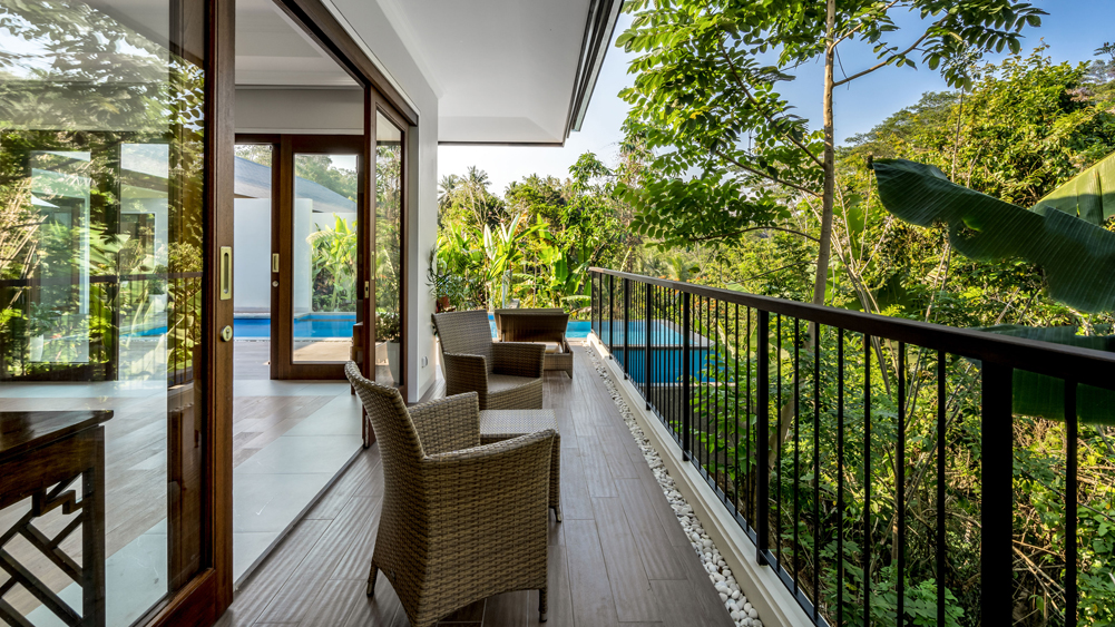 Pala Ubud - Villa Seraya B - Serene balcony to  rest and reflect